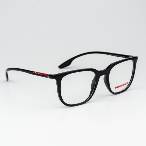 Prada Linea Rossa Men Eyeglasses Black Square Pilot Men PS01OV 1AB1O1 BRAND NEW - Picture 3 of 9